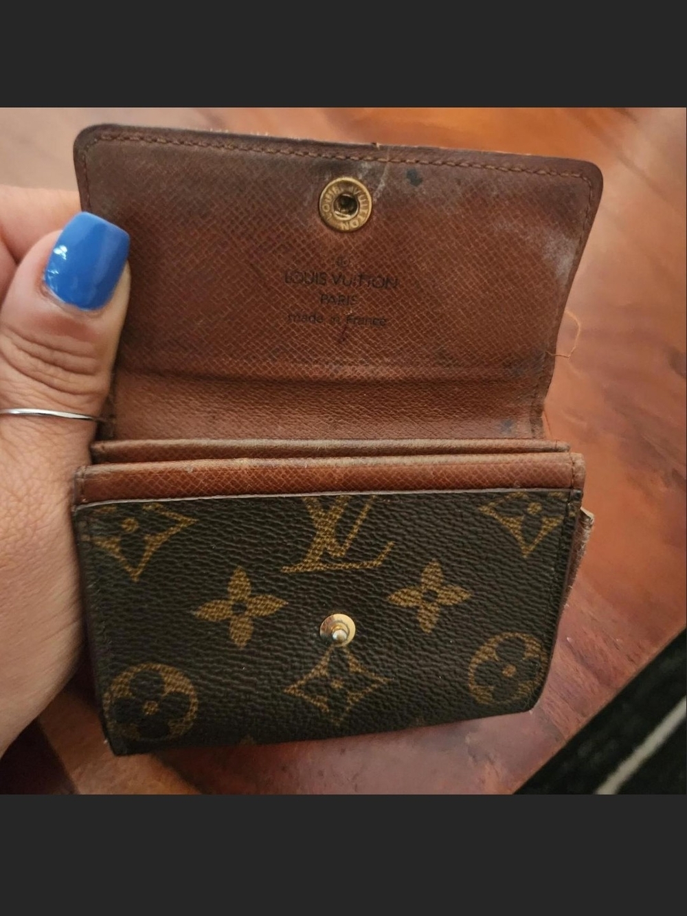 Louis Vuitton Monogram Canvas Compact Brown Wallet